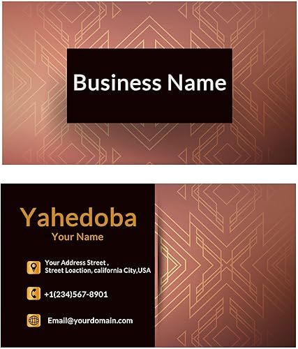 Miniatura 39 de Tarjetas de visita impresas papel de cobre opaco y mate, diseño de tarjetas de visita personalizadas de 3.5 "x 2", puede agregar sus fotos