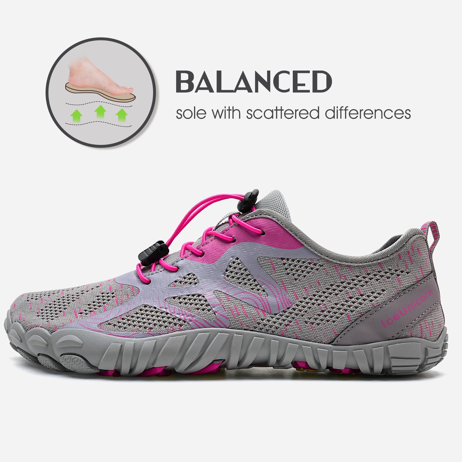 IceUnicorn Barefoot Botas Invierno Botines Nieve pour Hombre Mujer Cálido