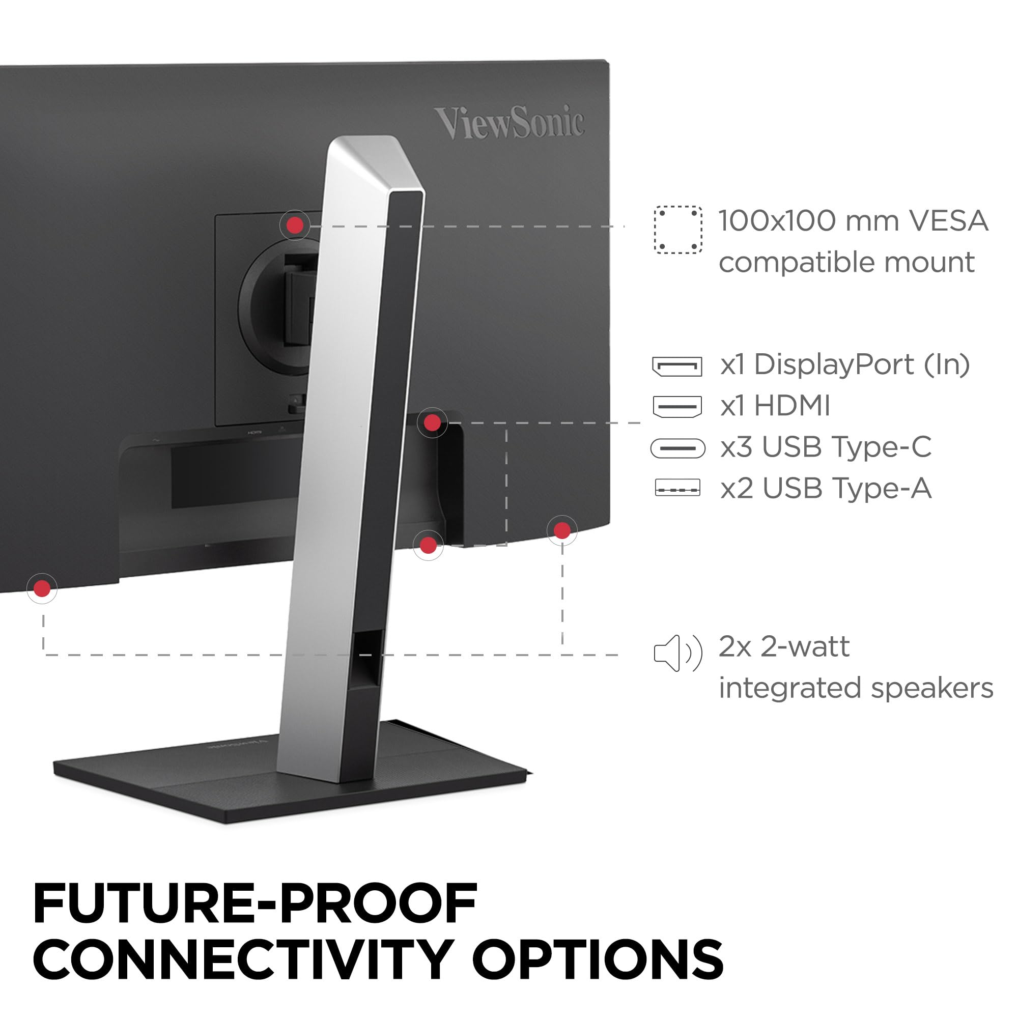 Amazon.com: ViewSonic VG2752-2K 27 Inch 1440p Monitor, IPS Display