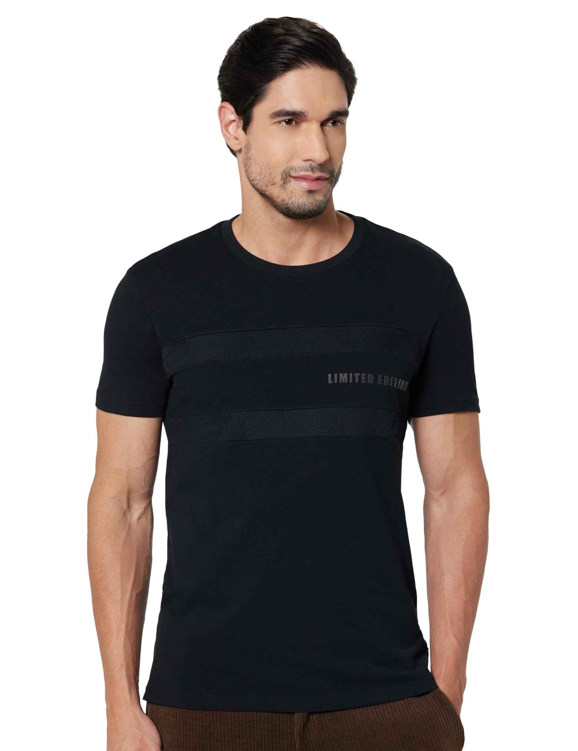 united colors of benetton Men's Striped Regular Fit T-Shirt-picture-26