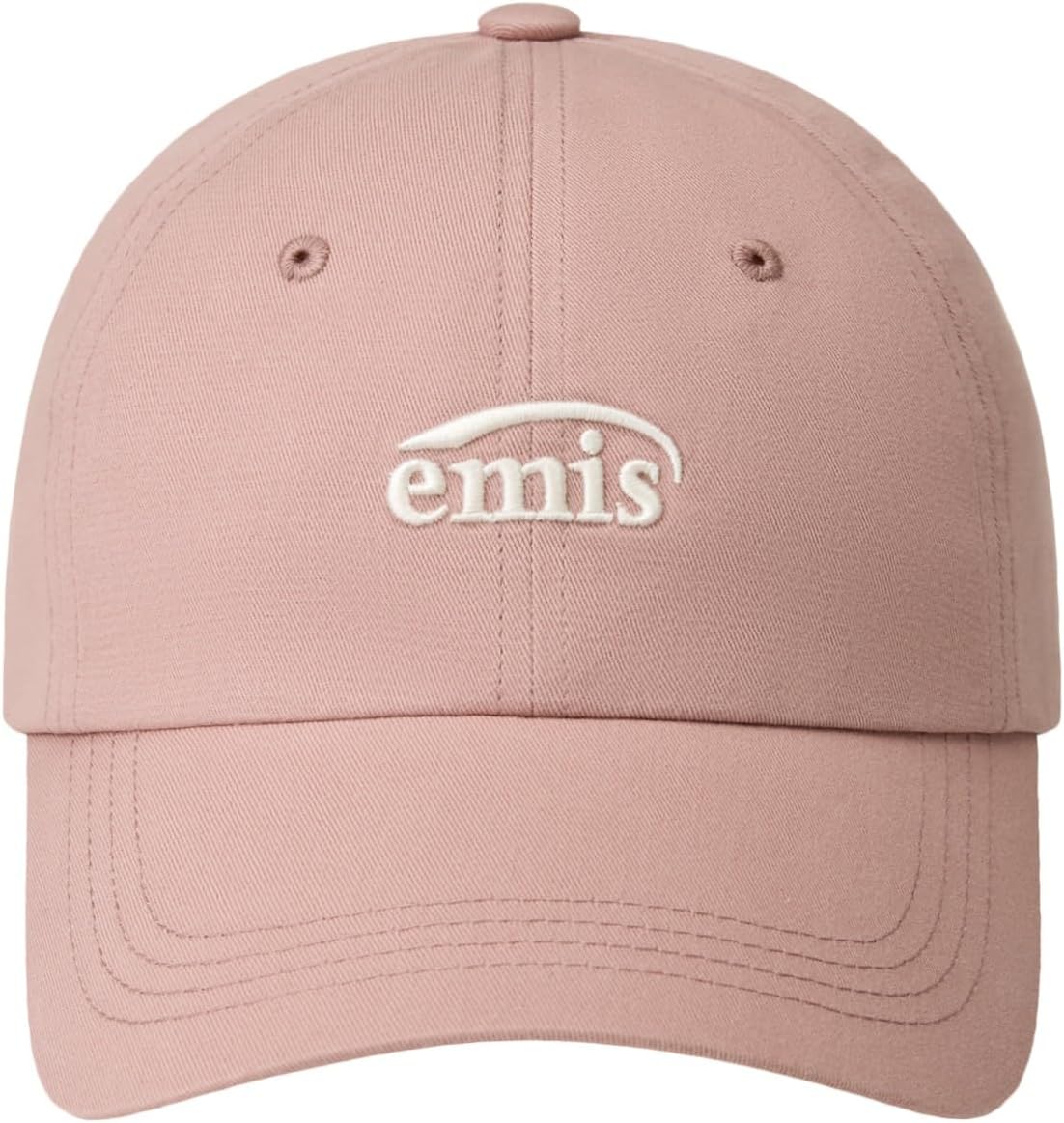Small Logo Baseball Cap Adjustable Unisex Casual Streetwear Hat Pink