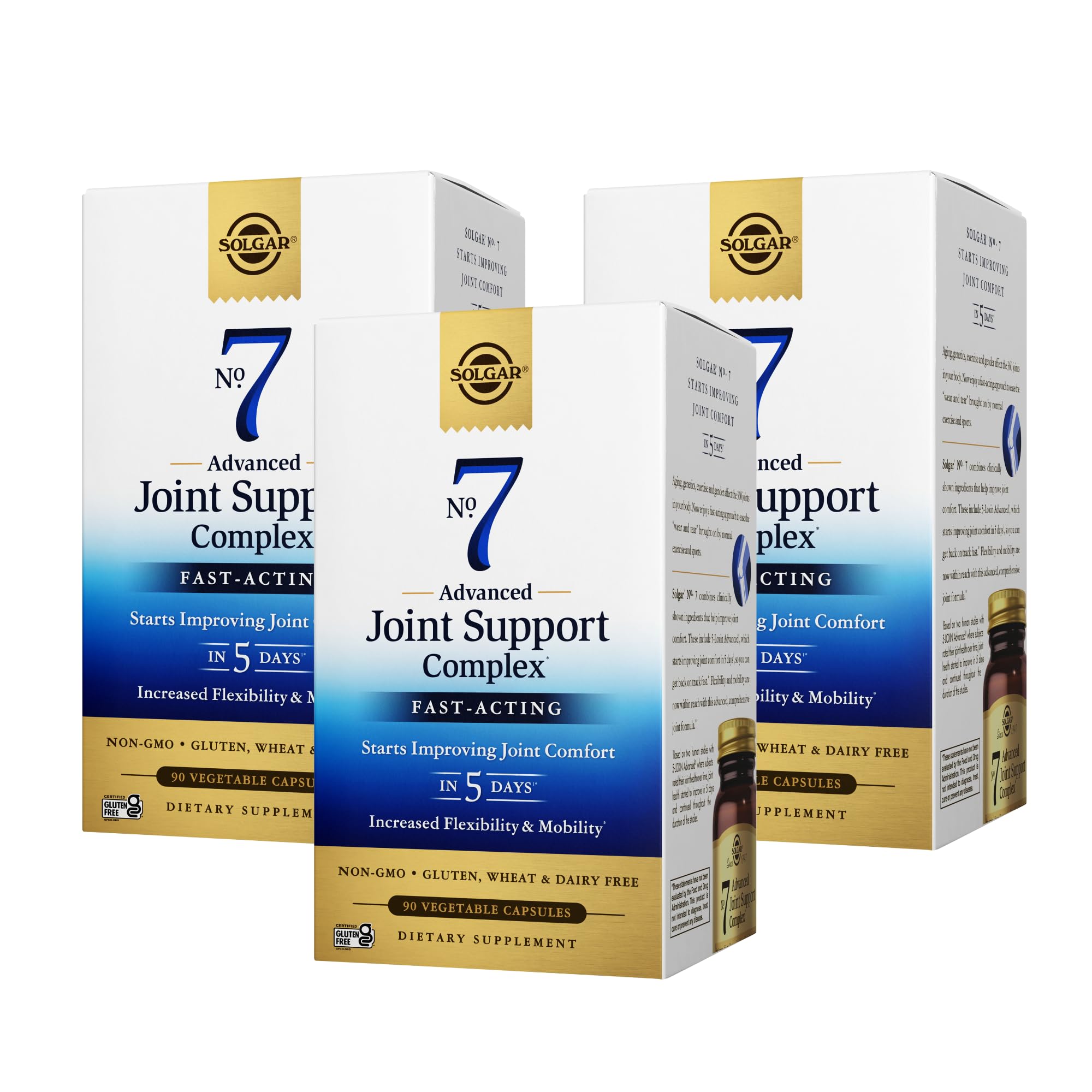 Solgar No. 7 Joint Support - 90 Caps, 3 pack
