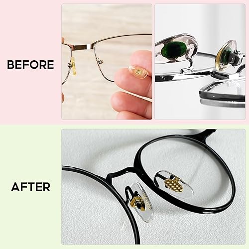 Miniatura 2 de 4 Pairs Soft Silicone Replacement Nose Pads for RayBan, 16mm Sliver Plug in/Push in Model Ray Ban Sunglasses Nose Pad Replacement, Eye Glasses Nose