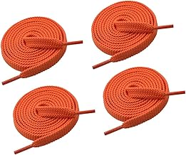 VSUDO Double Layer Shoe Laces for Sneakers,5/16" Flat Shoelaces Compatible with Converse, Vans, and Air Force - 2 Pairs