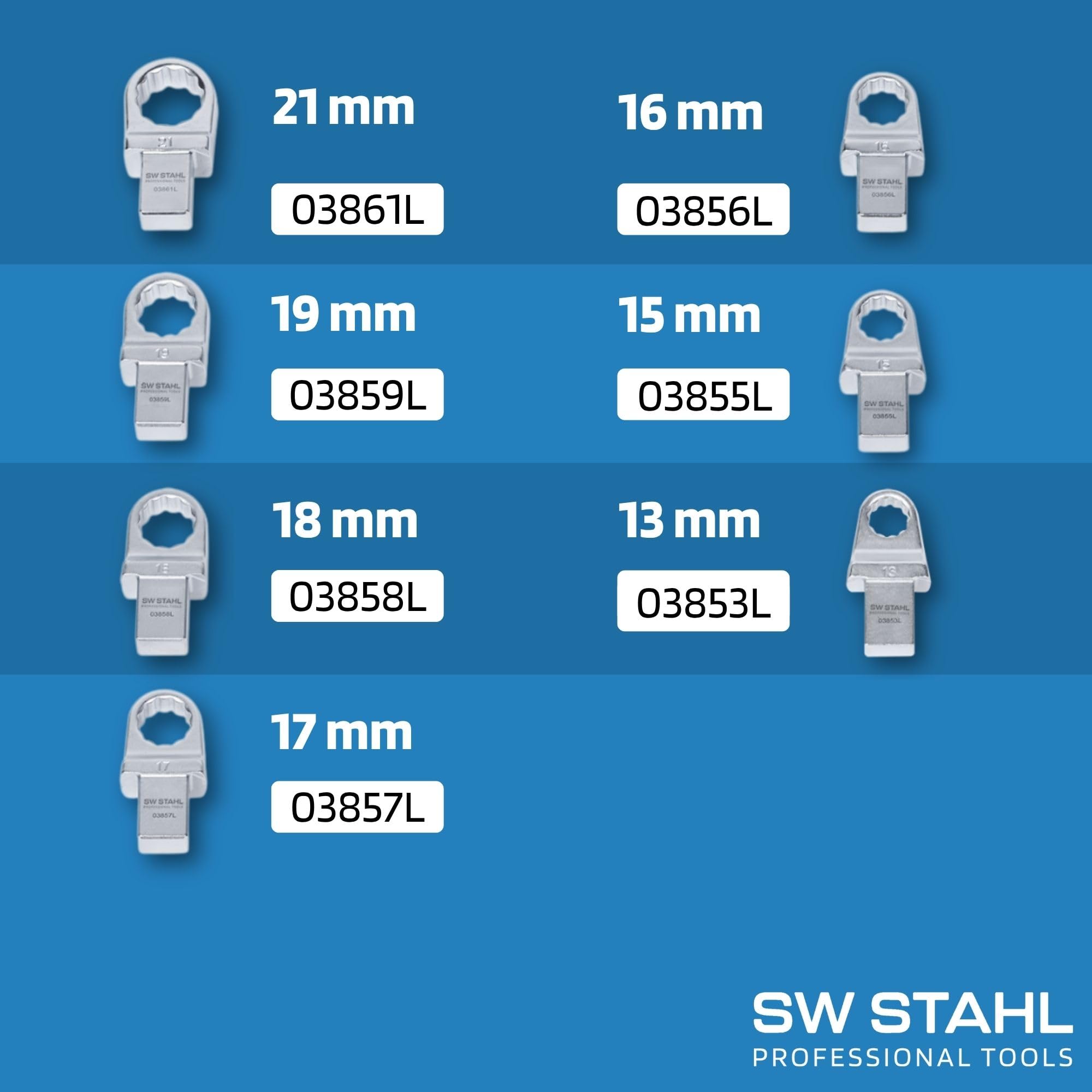 SW-Stahl 03880L Jeu de Clés Dynamométriques Professionnel - Outil Manuel | Jeu de douilles inclus, outil de précision pour mécanique automobile, coffret de rangement robuste, acier de haute qualité