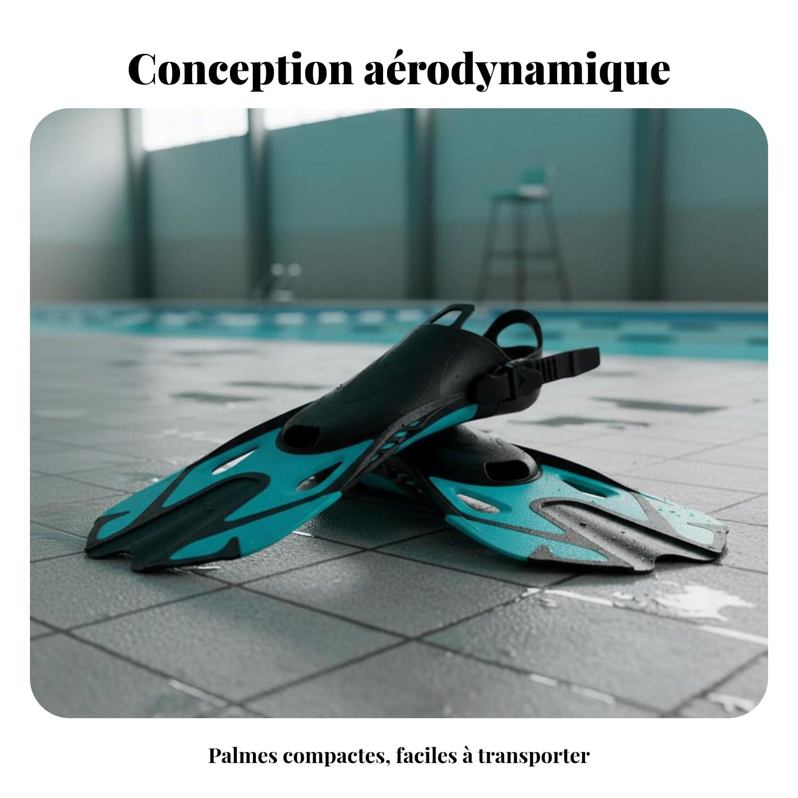 Aletas de Buceo Aletas de Natación Aletas Cortas Aletas con Talón Abierto con Empuje Estable y Bolsa de Pie Flexible TPE Adecuadas para Esnórquel , Negro , S/M