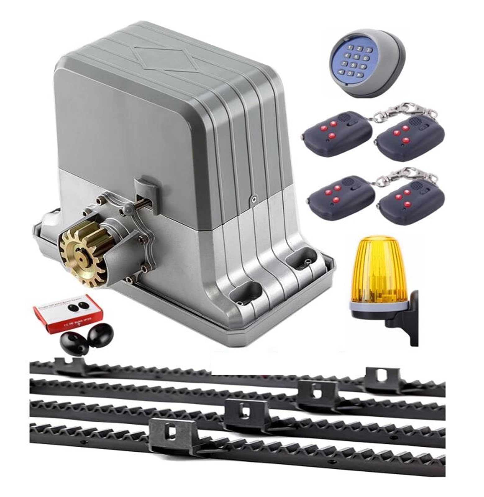 Rsgxlfqzvak Kit5-6M Automatic Gate Opener, Dhl Free Waterproof Sliding Automatic Gate Opener 1800Kg Motor Engine With 6M 7M 8M 9M Racks Optional(Kit5-6M)
