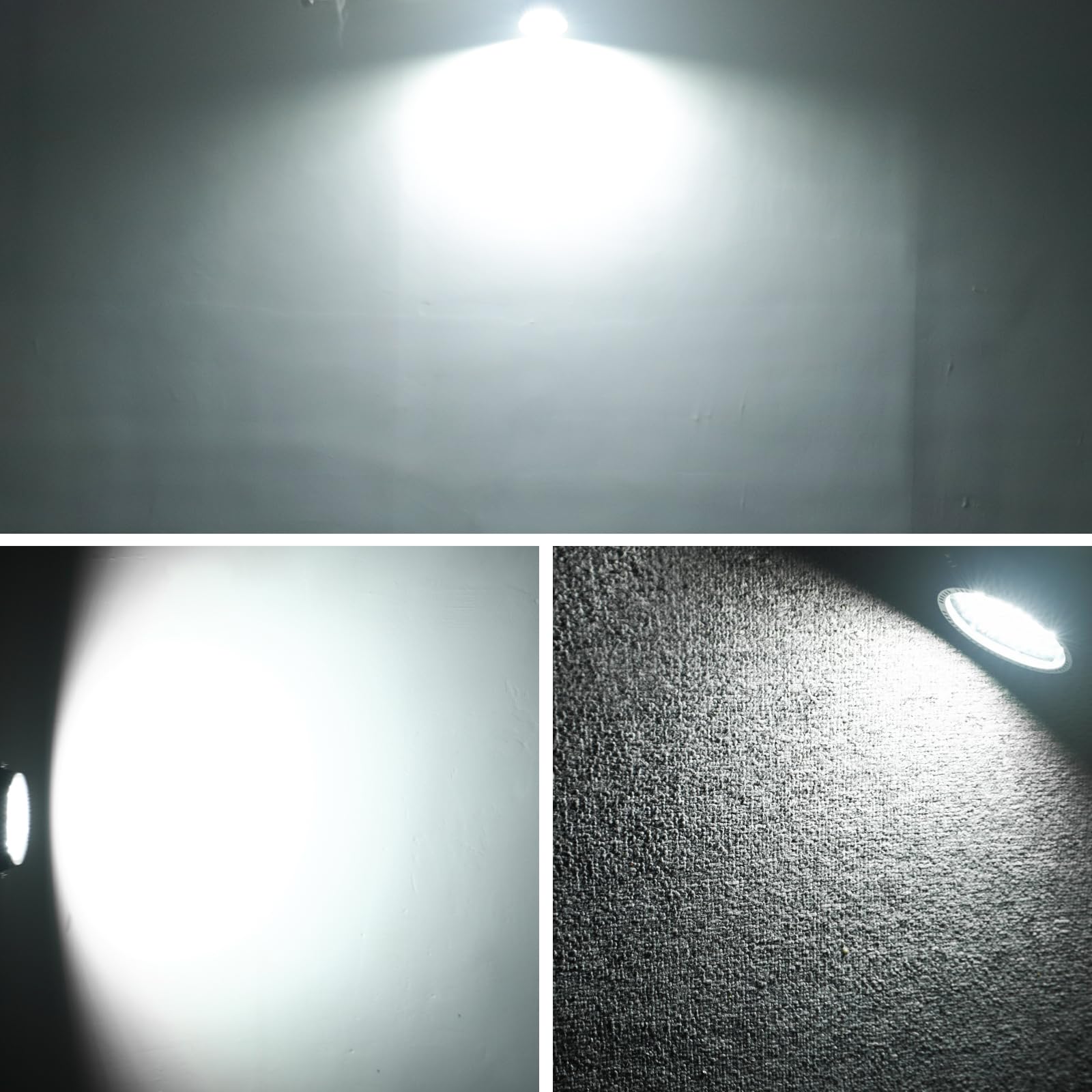 Telbum Stroboskop Halloween Weiß Stroboskoplichter mit Fernbedienung Superhell 78 LEDs Strobe Lights Sound Aktiviert am besten für Zimmer Bühne Party Tanz Hochzeit (Plug-In)