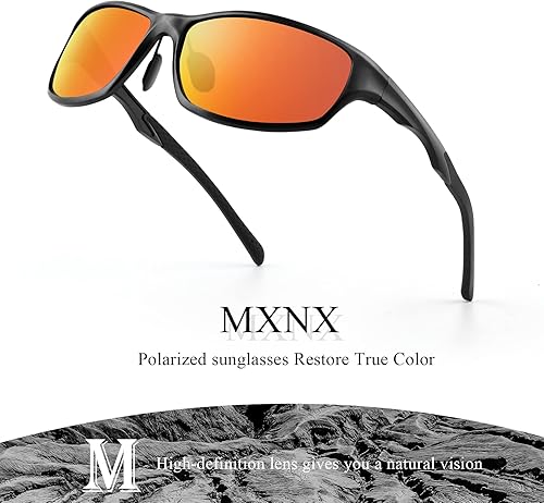 Miniatura 3 de mxnx Gafas de sol polarizadas deportivas para hombres, conducción, ciclismo, pesca, protección UV, gafas MX610