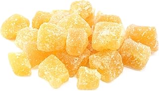 Organic Diced Ginger, USDA Certified, Non-GMO, Kosher, Dehydrated Ginger Pieces, No Additives, Perfect for Cooking, Baking & Tea, All Natural, Ideal for Recipes, Smoothies & Infusions in Resealable Bag 8 oz