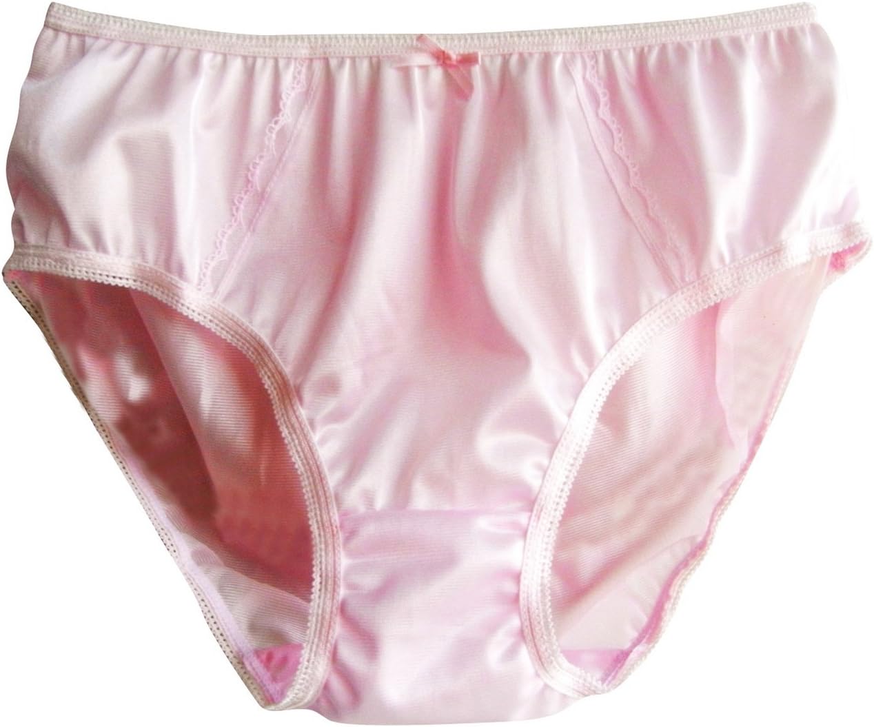 PMTPK Pink Hi-Cuts Panties Nylon Lingerie Women Underwear