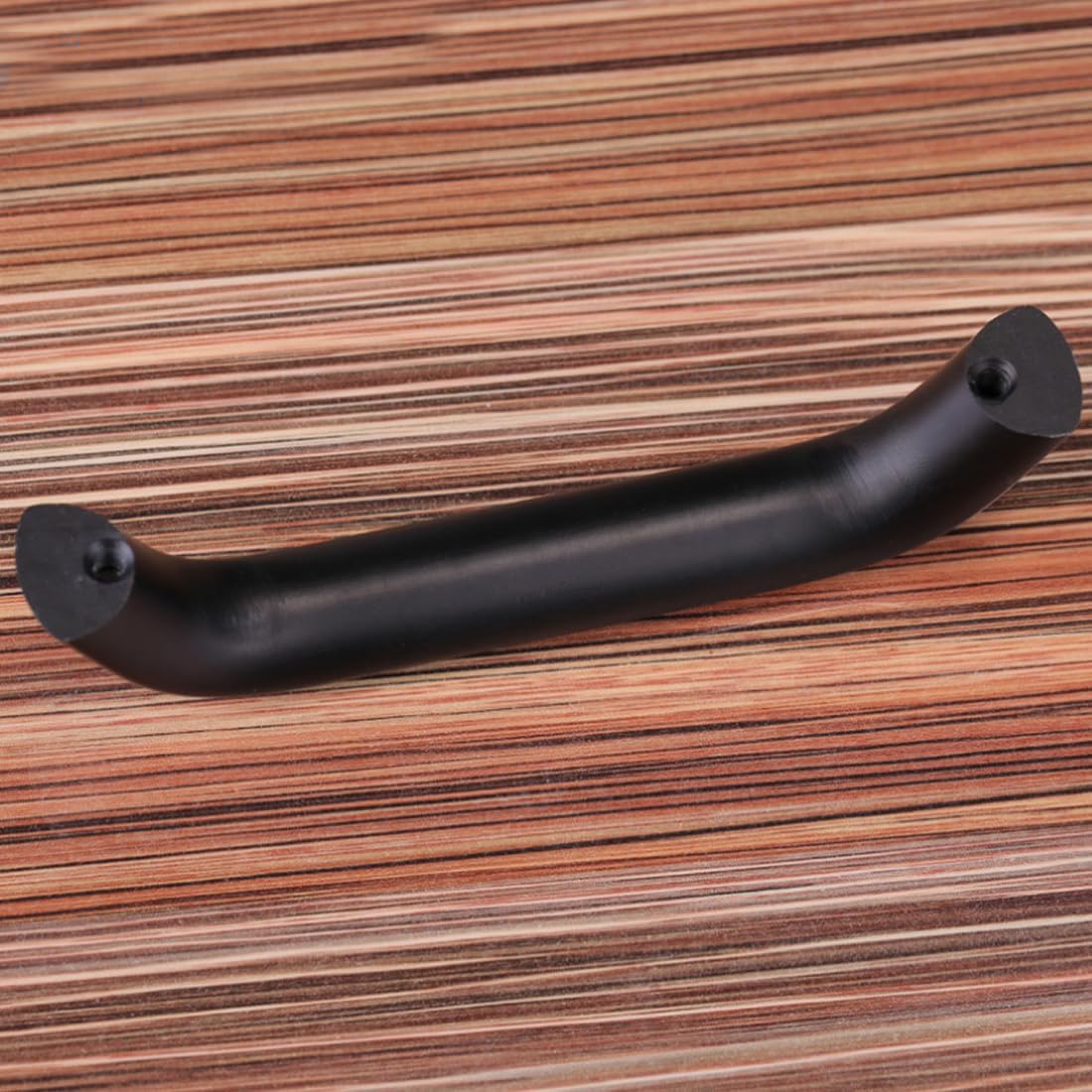 Pack of 4 Kitchen Handles, Aluminium Arch Handles, Wardrobe Door Handles, Dressing Table, Cabinet, Furniture Handles, Black for Kitchen Bathroom Drawer