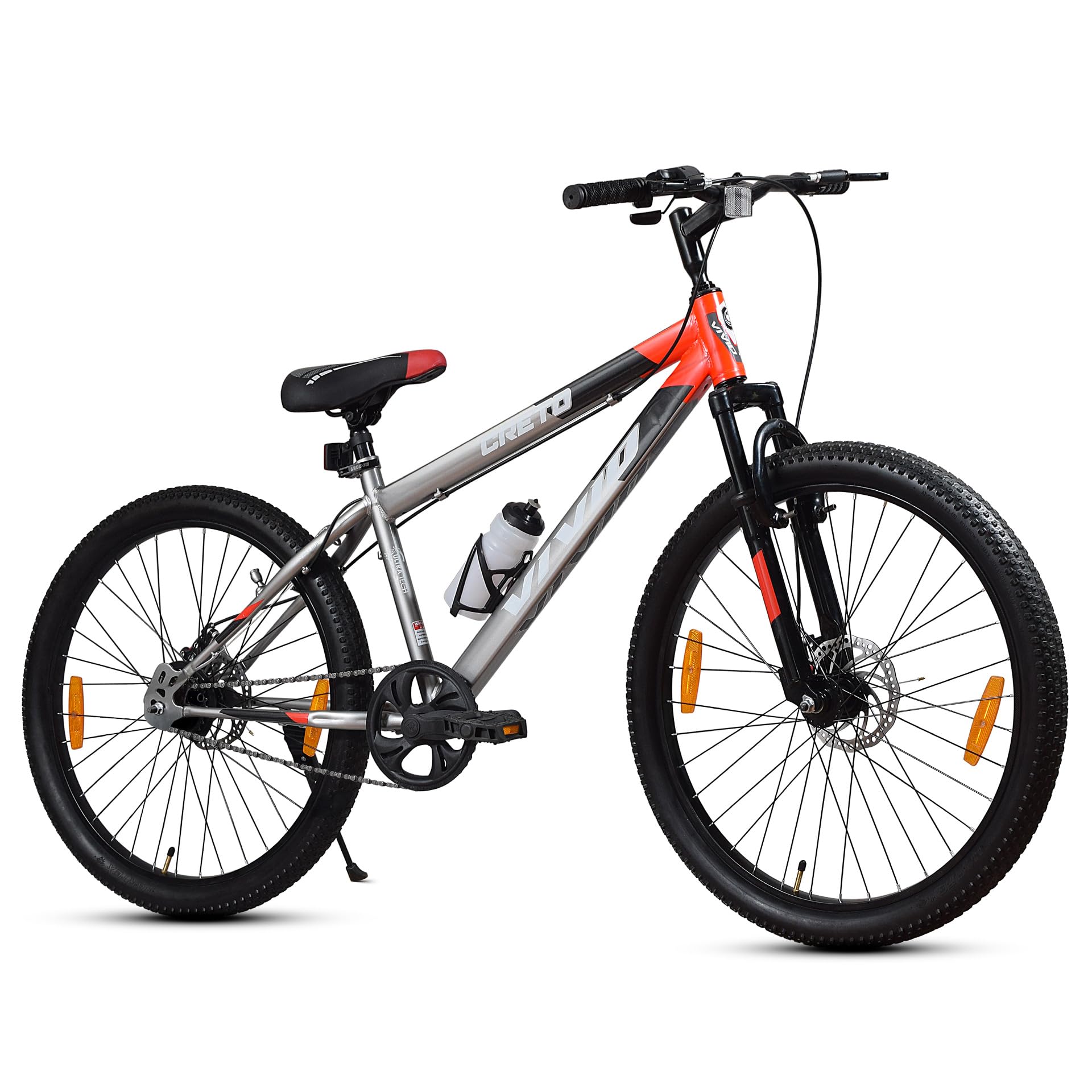Leader Vivid Creto 29T Single Speed Cycle for Men with Front Suspension & Dual Disc Brakes | MTB Bicycle for Boys & Girls | Ideal for 15 + Years (Frame: 20 Inches)-image-34