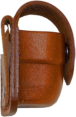 Miniatura 5 de Speedloader - Funda para 357 Magnum 6 y 7 disparos, 44 Magnum 5 disparos, S&W .38 Special 6 Shot - Funda de cuero auténtico, simple y doble, hecha a