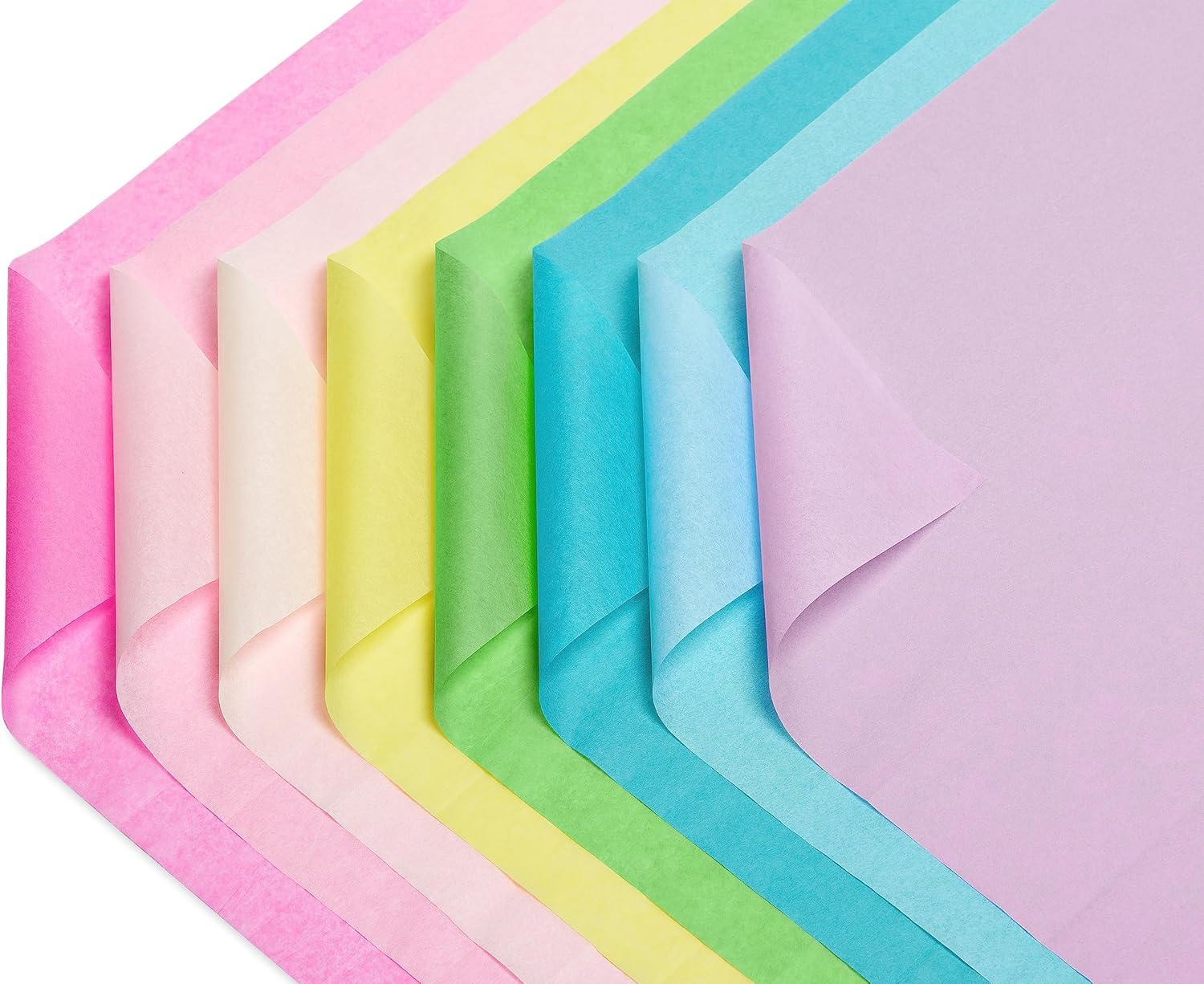 Buildingshop Bouquet Wrapping Sheet - (24 Inch X 28 Inch) Tissue Paper/Non Woven Fabric for Gift/Flowers Making Crepe Paper for Flower Making (Multi-Color, 20 Sheet)-image-26