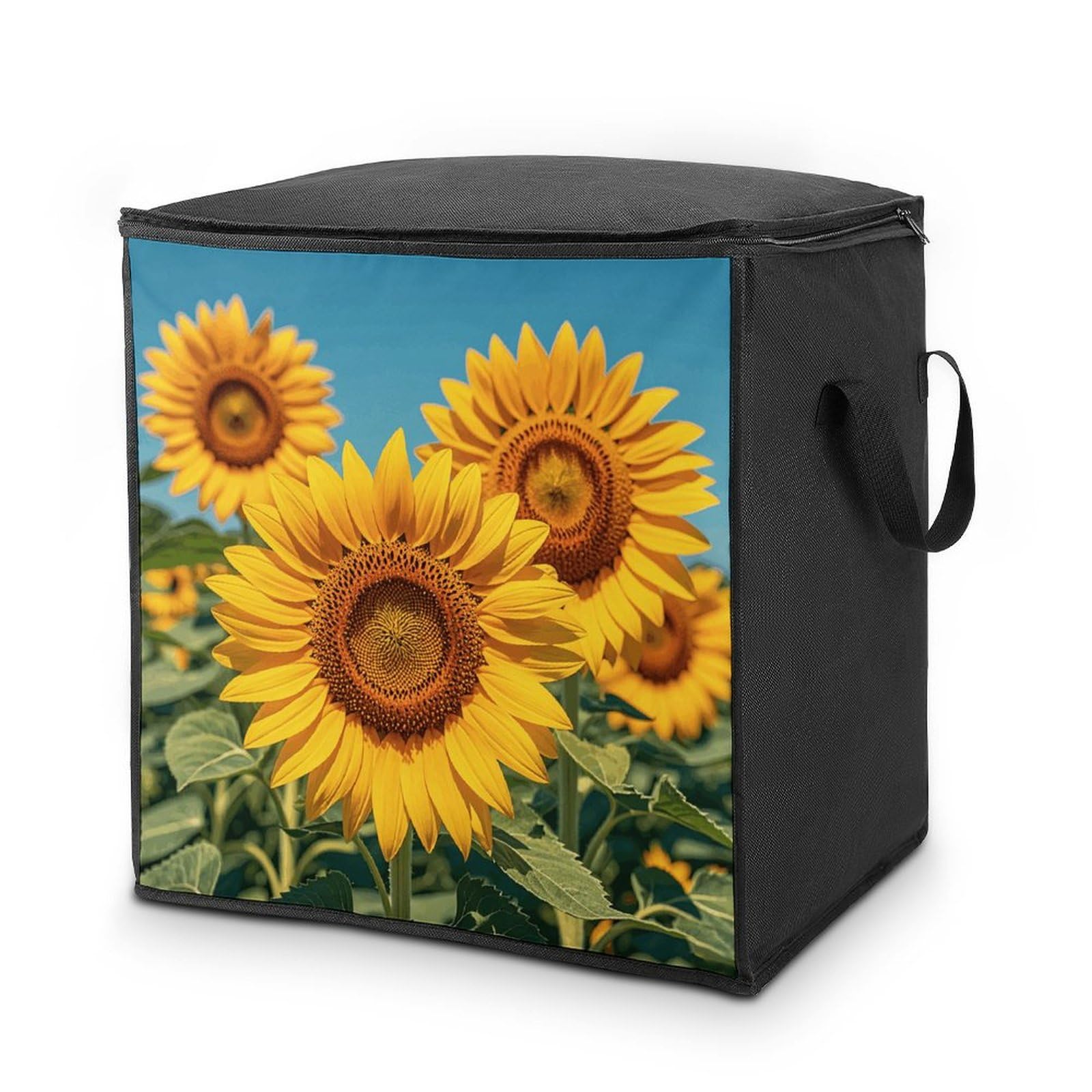 Sac de rangement tournesols pour éliminer le désordre des couettes et vêtements