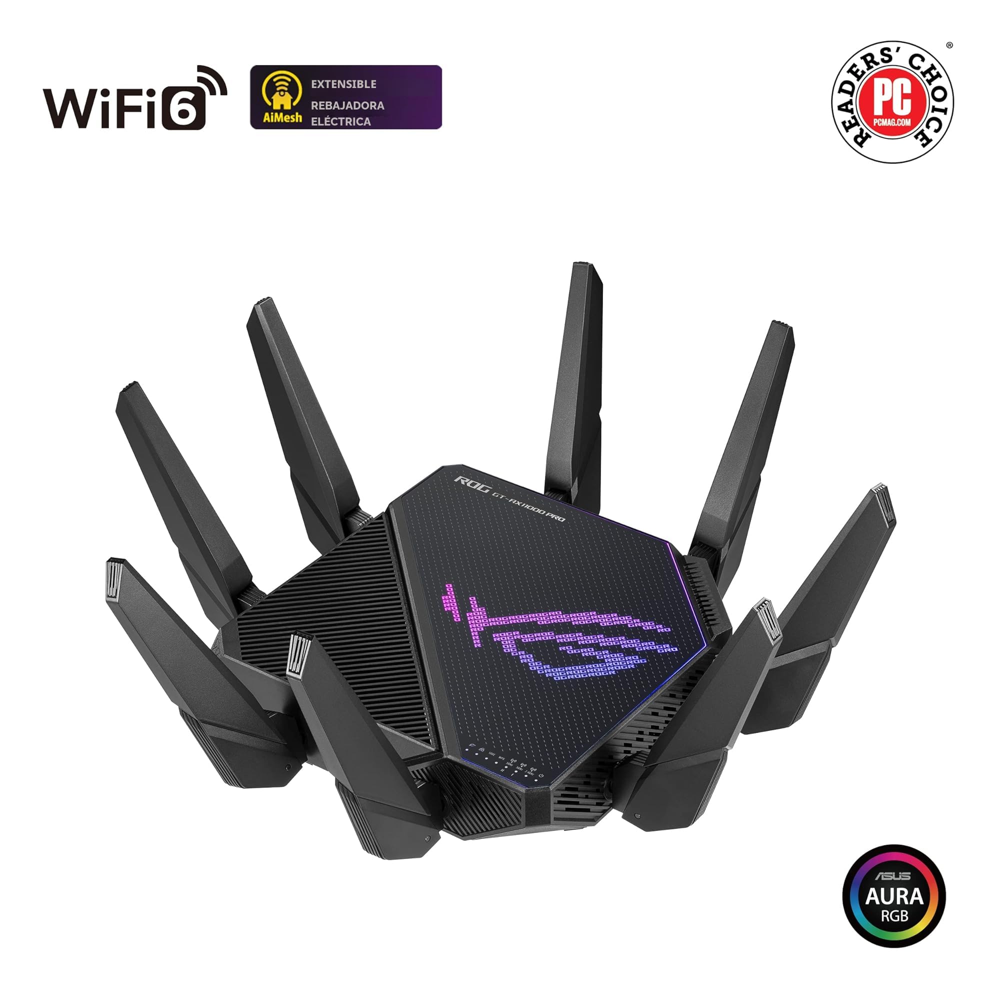 Amazon.com: ASUS Router extensible ROG Rapture GT-AX11000 Pro Tri