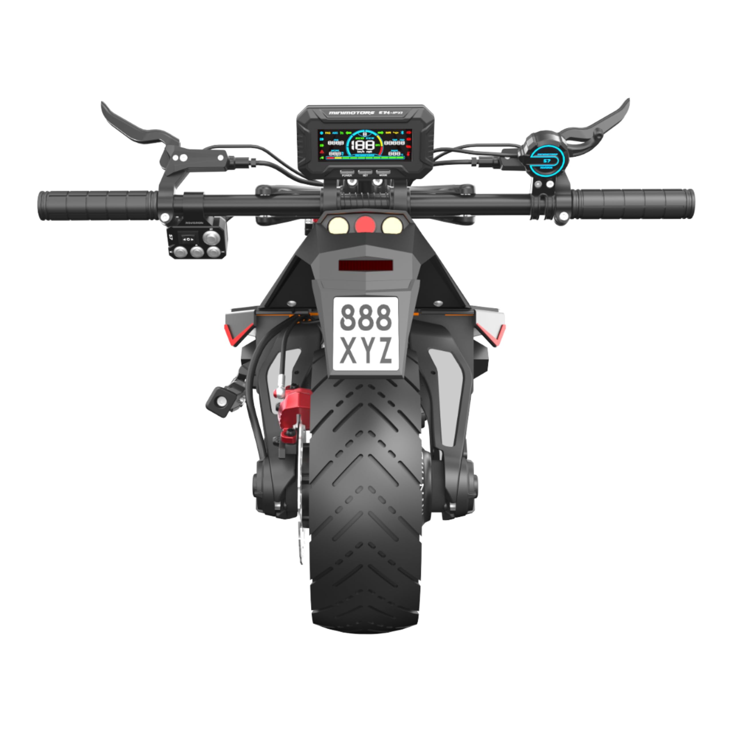 Rovoron Trottinette Électrique S7, Double Moteur 2x2500W