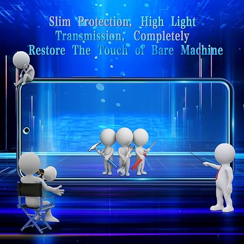 Miniatura 5 de MAYtobe Paquete de 2 protectores de pantalla diseñados para Samsung Galaxy A54 5G, vidrio templado, antiarañazos, sin burbujas, fácil de instalar