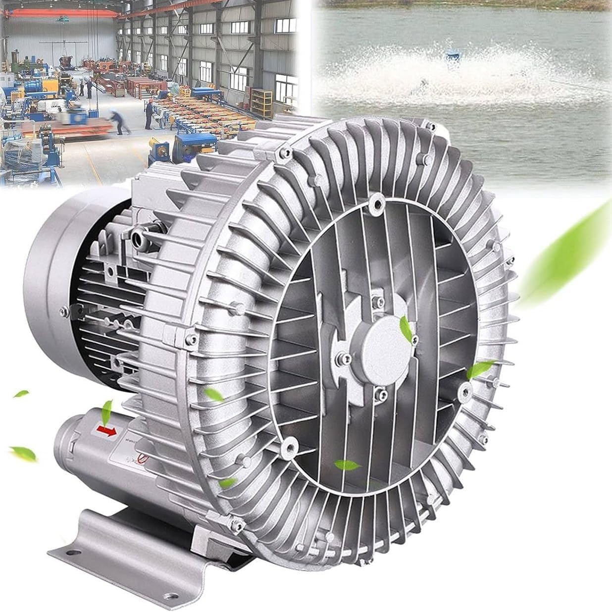 Aération des eaux usées sans panne grâce au souffleur vortex haute pression 220V