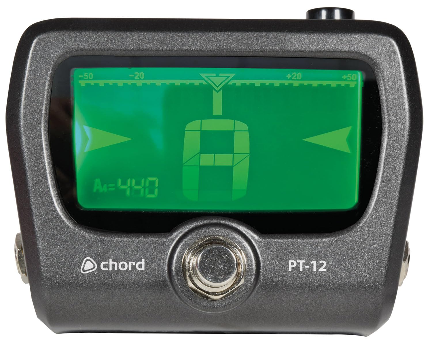Chord | Large Screen Backlit Digital Pedal Tuner for Accurate Electric Guitar, Bass Guitar & Electro Acoustic Guitar Tuning