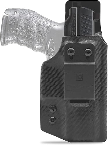 Miniatura 7 de Clip & Carry IWB Kydex Funda para The Walther PPQ M2 4" - Cintura interior ocultada Llevar - Retención de clic audible - Adjus. No puedo -