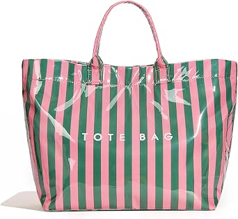 Lushandy PVC Tote Bag for Women Jelly Beach Bag Top Handle Hobo Handbag | Water-Resistant, Wipe Clean, Lightweight