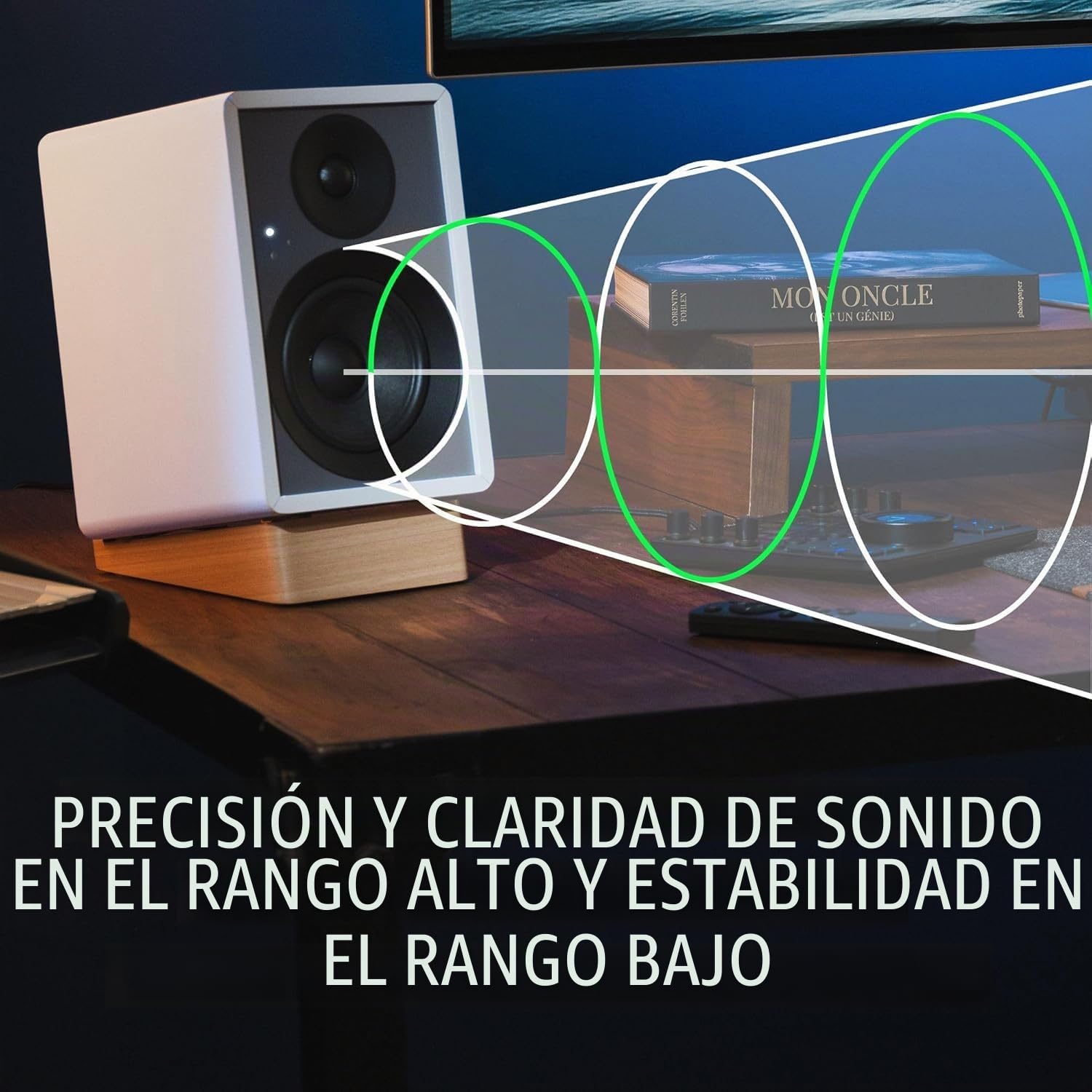 ONKYO GX-10DB Altavoces Activos con USB-C, Negro | Altavoces activos con woofer de 3 pulgadas, USB-C, Line/Phono, entrada óptica, sub-out y Bluetooth 5.3 LE Audio.
