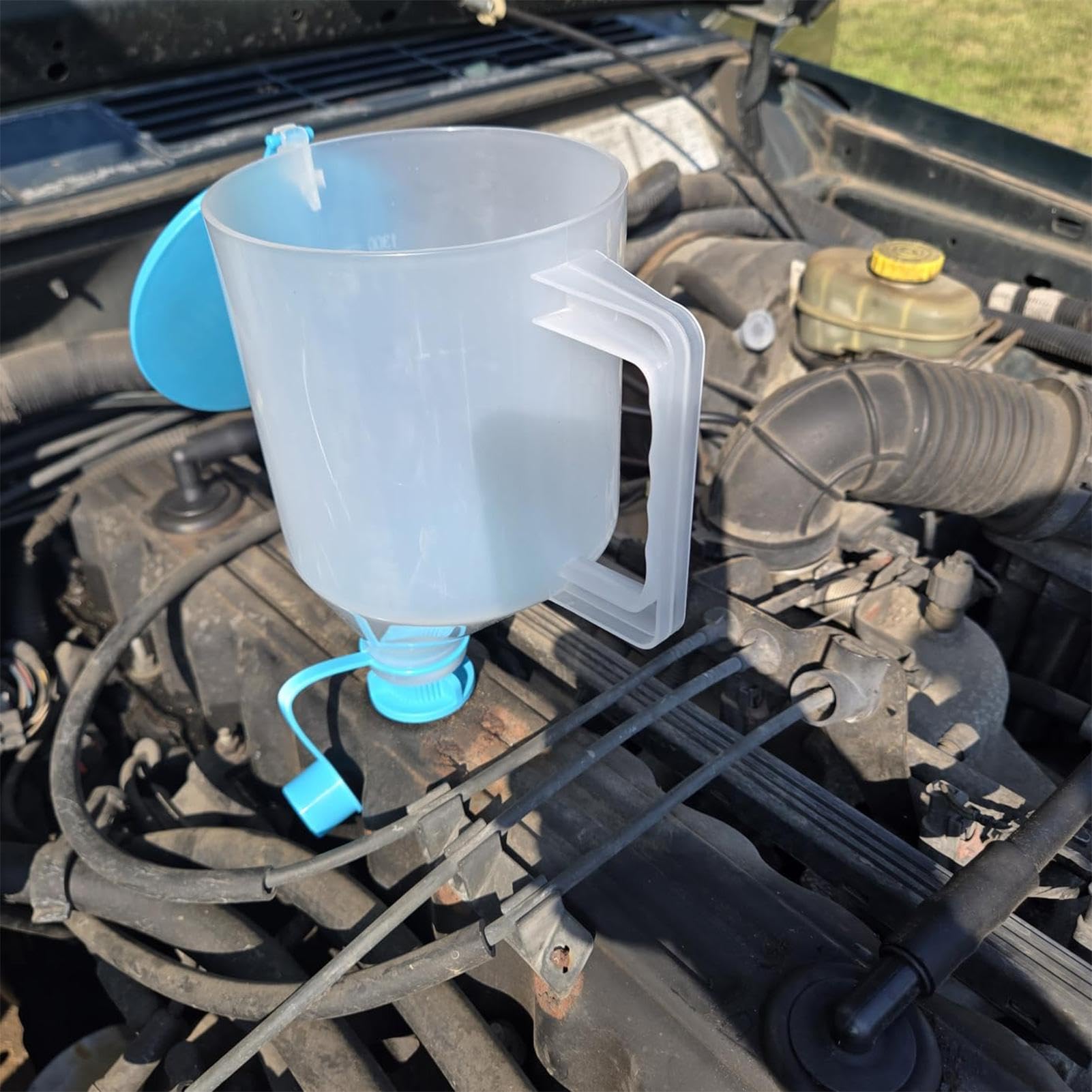 Kit De Embudo De Multiusos Herramienta De Filtro De Motor Para Automóvil | Embudo De Para Vehículo, Cocina Y Llenado Líquido Refrigerante Motor