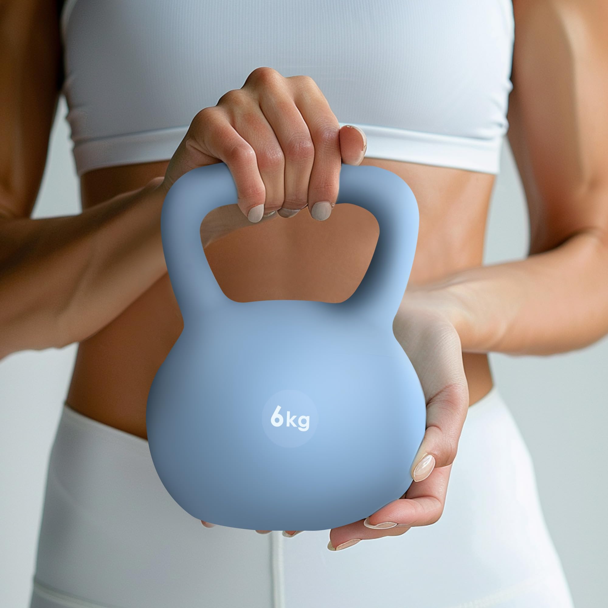 SogesHome Kettlebells - Mancuerna de bola suave (5 kg, profesional, silenciosa, suave, para entrenamiento de fuerza)