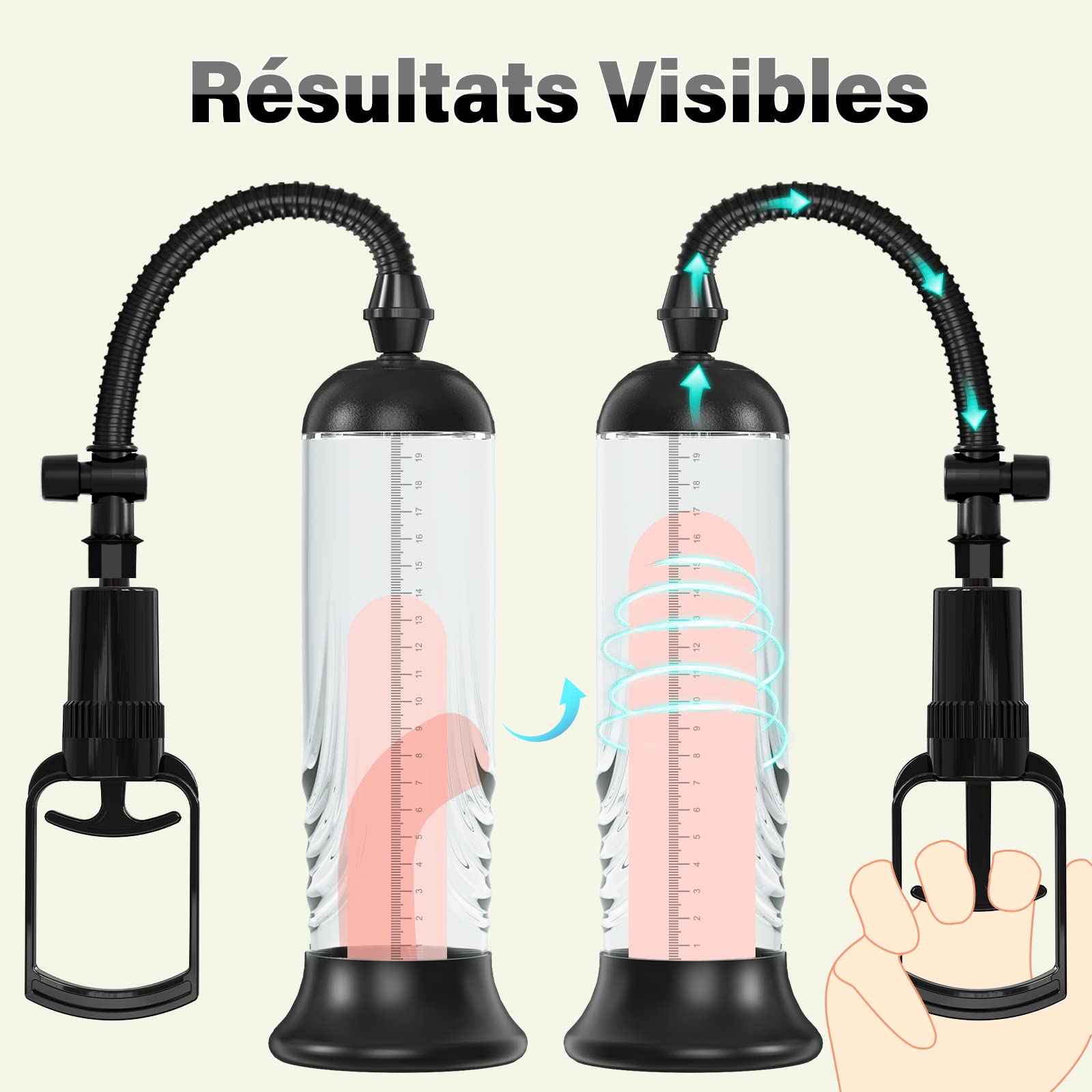 Améliorée Pompes à Pénis Sex Toys pour Homme - Pompe a Penisse Masturbeuse Homme avec Vaginette Silicone Pompe a Penis pour L'agrandissement du Pénis Sextoyse Homme Sex Toyspour pour Couple Plaisir