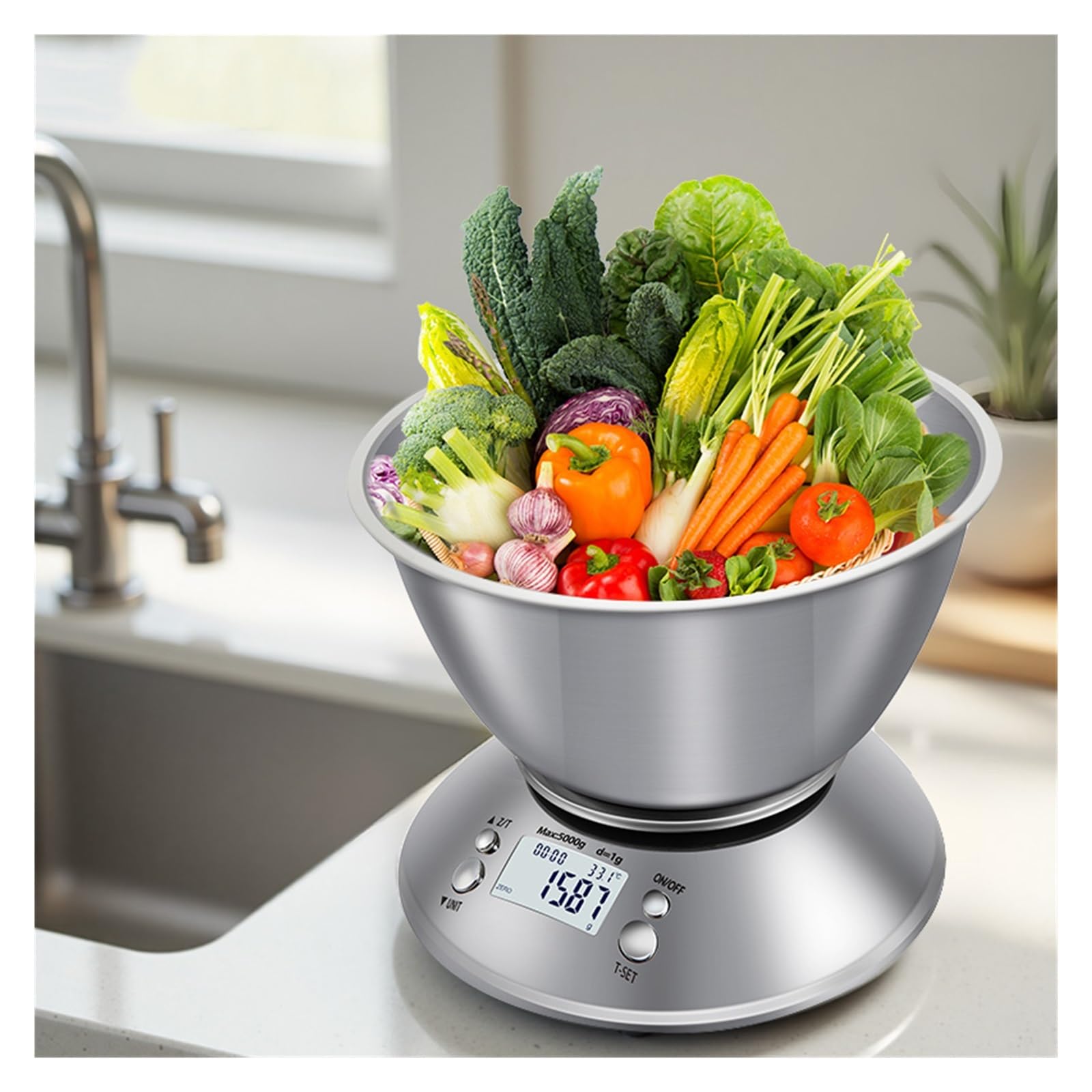 Báscula digital, Báscula de cocina digital profesional acero inoxidable for alimentos