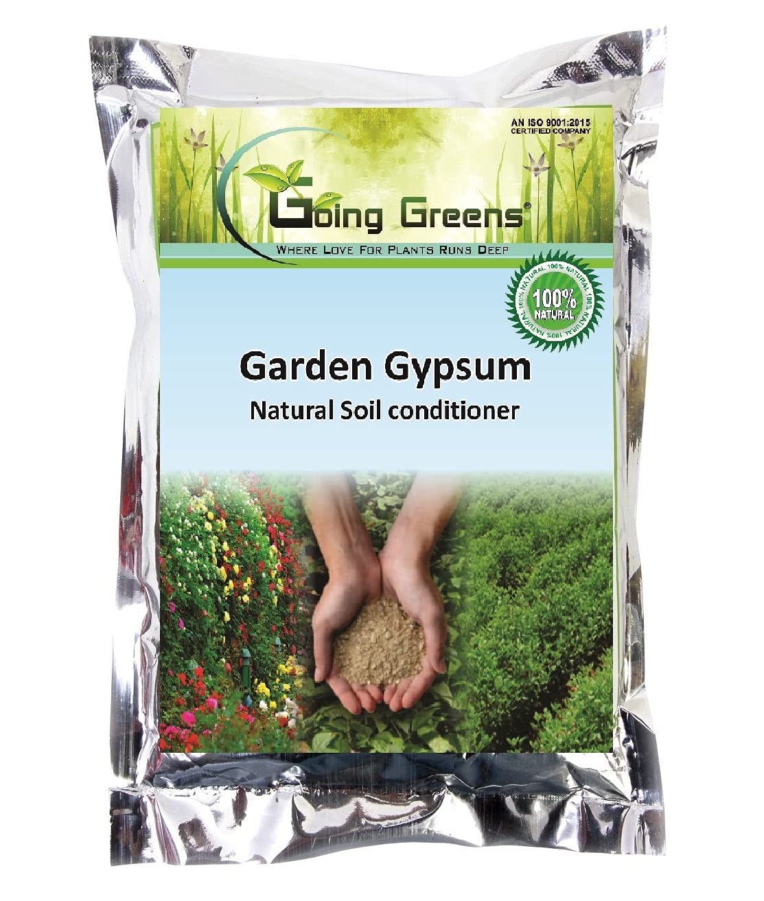 Gypsum for Plants Natural Soil Conditioner for lawn and Garden (5 KG)