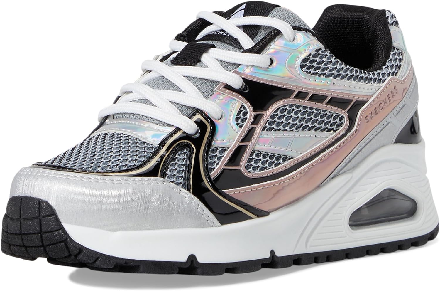 Skechers Womens Uno Gen1-platinum Flash 310328l (Little Kid/Big Kid) - Image 7