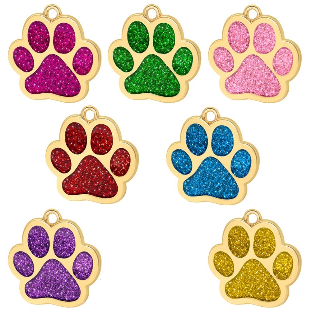 100 PCS Anti Perdita Gatto Cane Tag Ciondolo Personalizzato ID Inciso Nome Tag Negozio di Animali Pet Nome Numero di Telefono Tag FAI DA TE Targhetta All'ingrosso, Blu