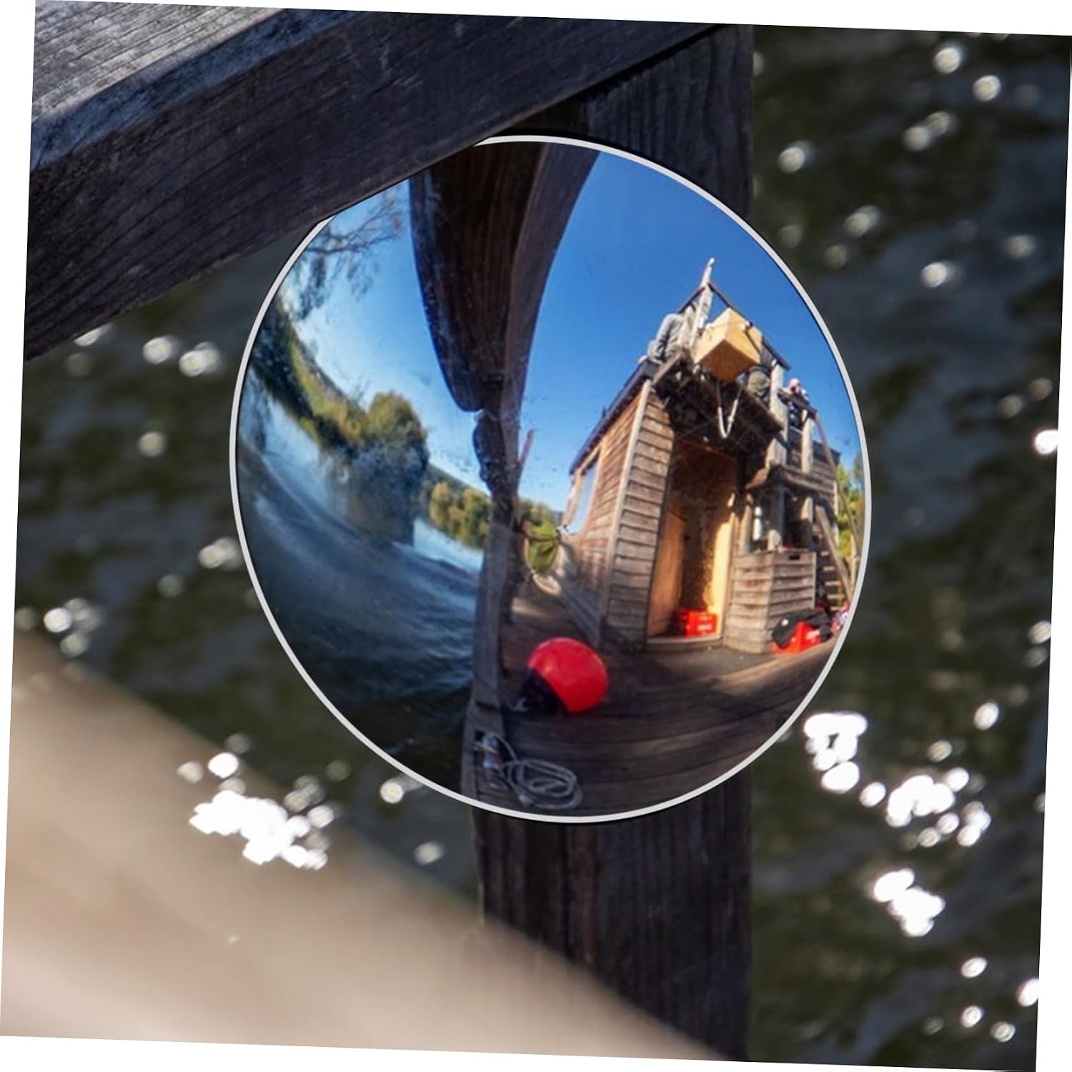 Outdoor Mirror Convex Safety Mirror for Truck Car Garage Wide Angle Lens