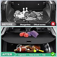 Vista 529 de Powerty Cubierta de Carga para Accesorios Kia Sportage 2023-2025 2026, Textura de Lona Cubierta Retráctil para Maletero Trasero de Carga de Equipaje