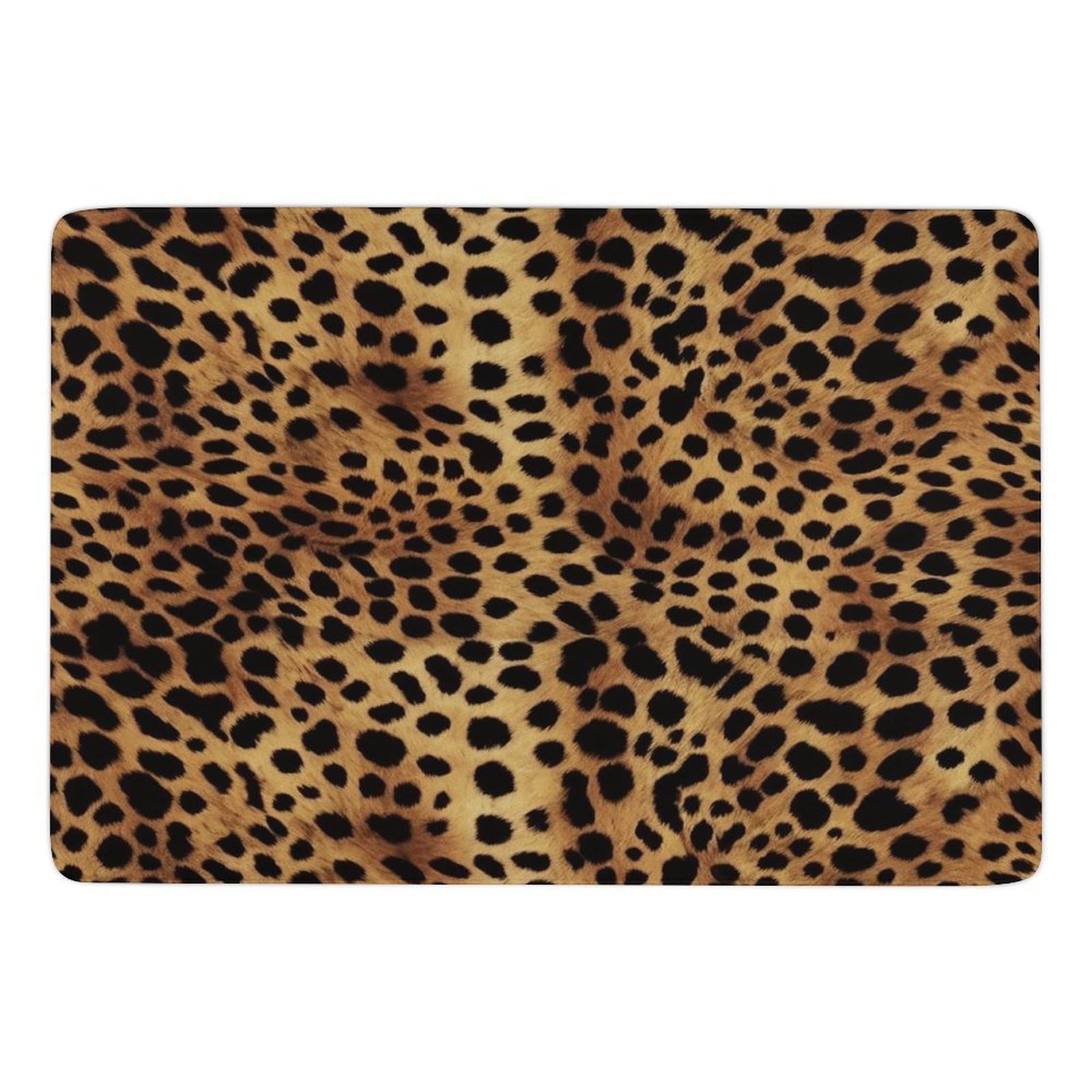 Tapis pour salon et terrasse couverte motif léopard pour créer un coin cosy