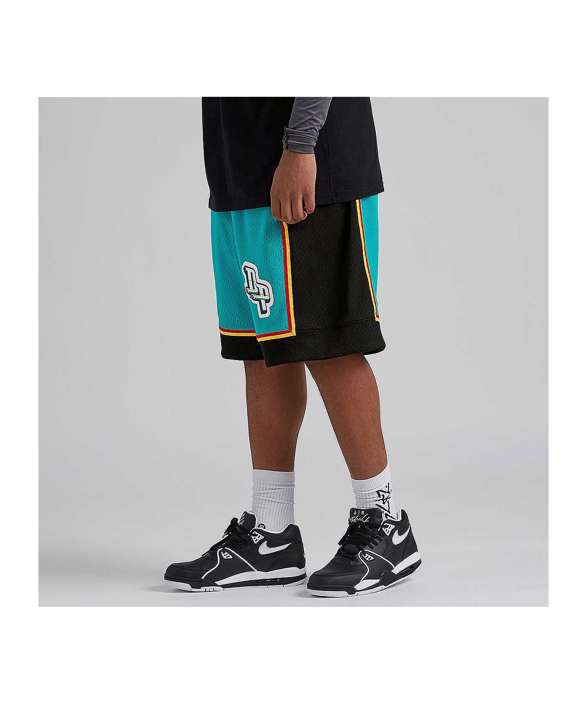 Mitchell & Ness Detroit Pistons 1998-99 Swingman NBA pantalón corto Turquesa