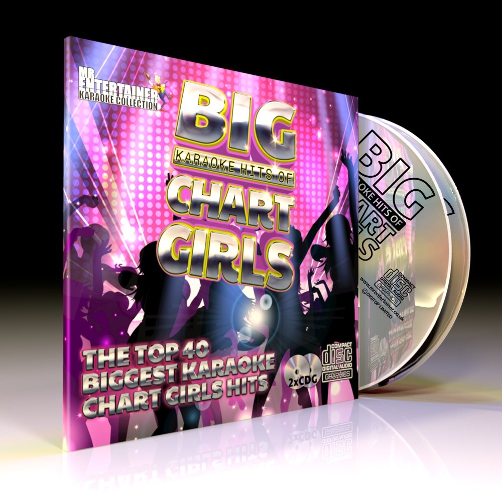 Mr Entertainer Big Hits of Chart Girls - Double G G) Pack. 40 Top Songs. chansons féminines modernes de filles
