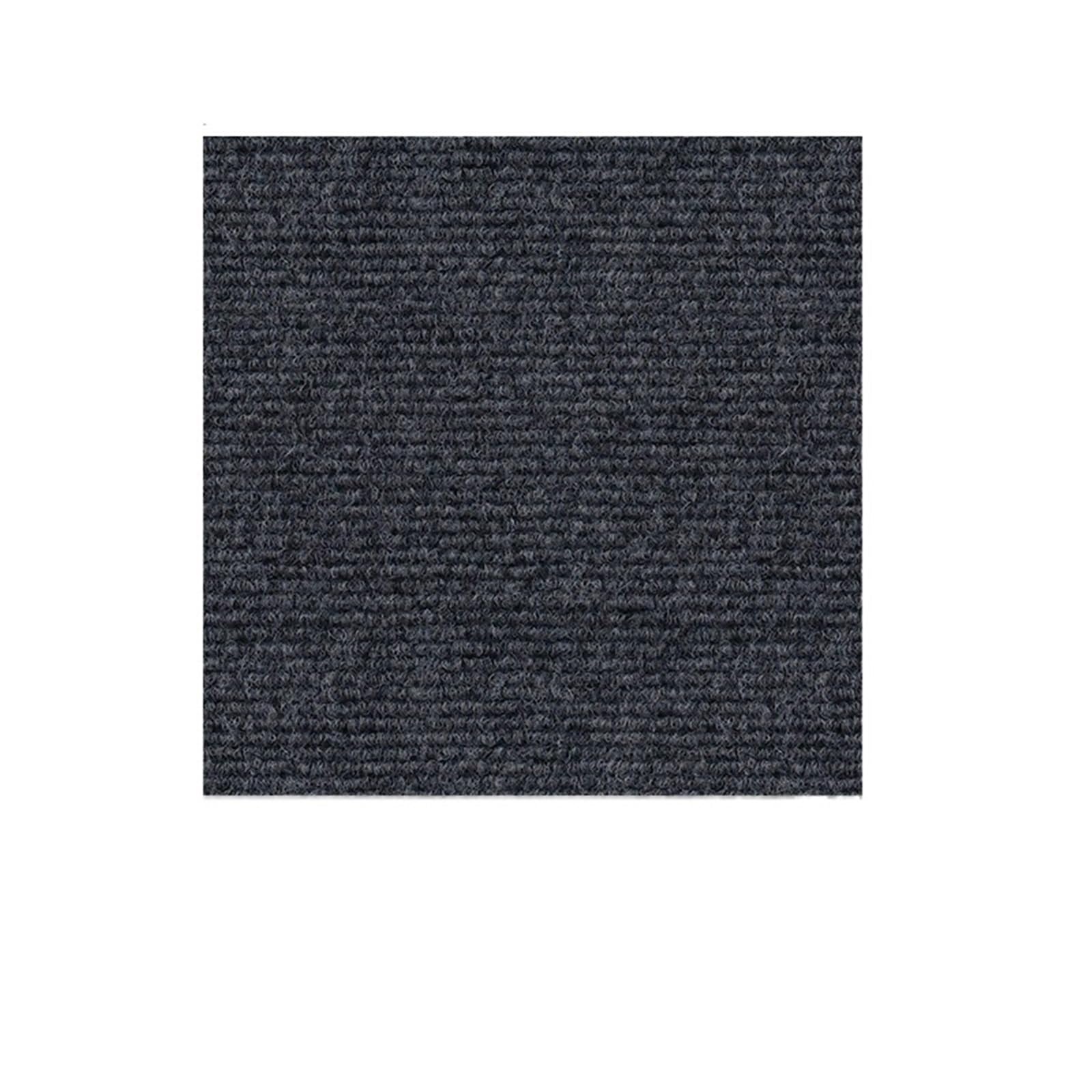 Carpet Tiles Peel and Stick, Self Adhesive Carpet Tiles Multicolor 40pcs 30x30cm for Living Room Office(Dark Grey)