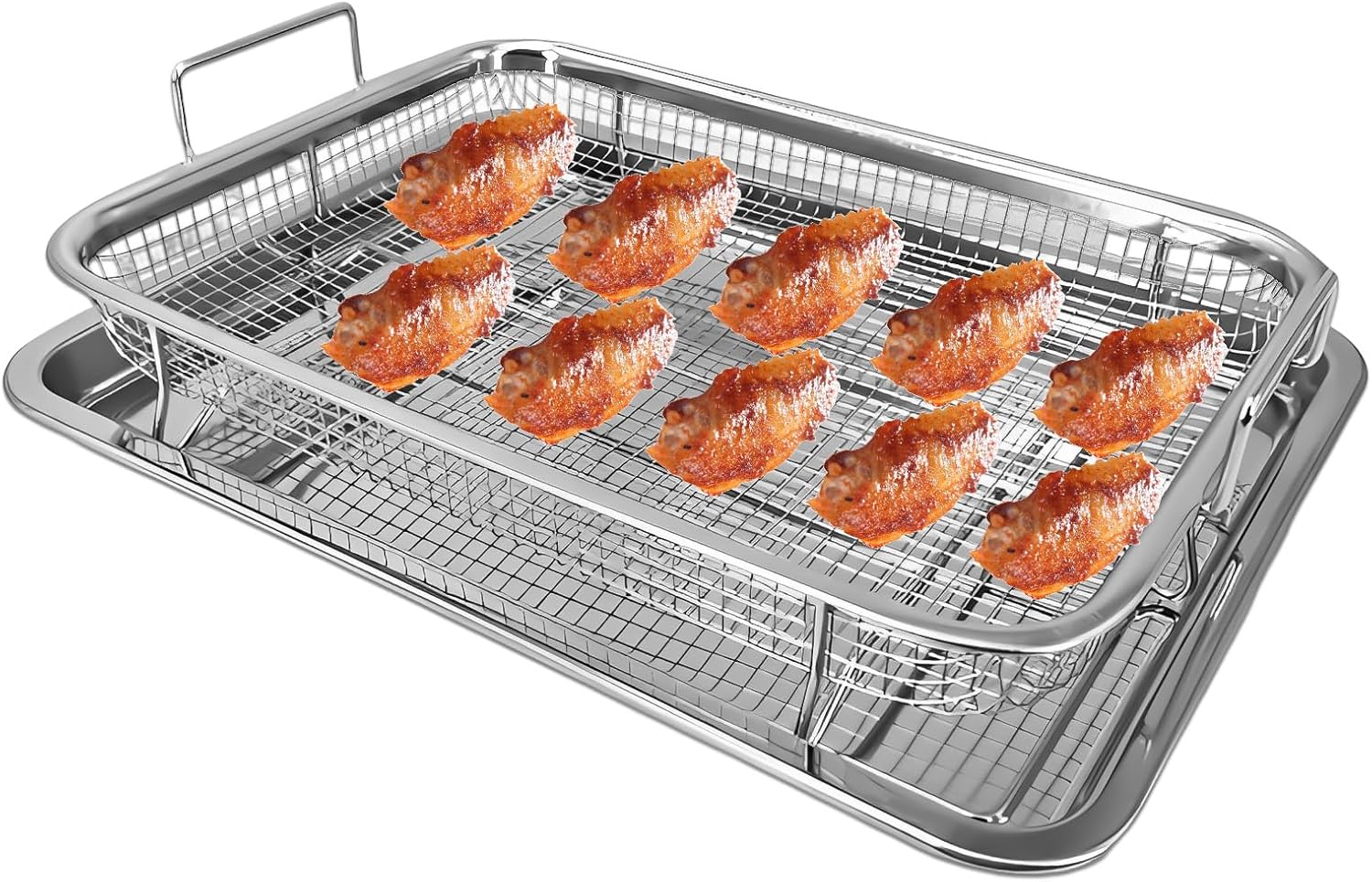 Air Fryer Basket for Oven HOMURY NonStick Mesh Oven Air