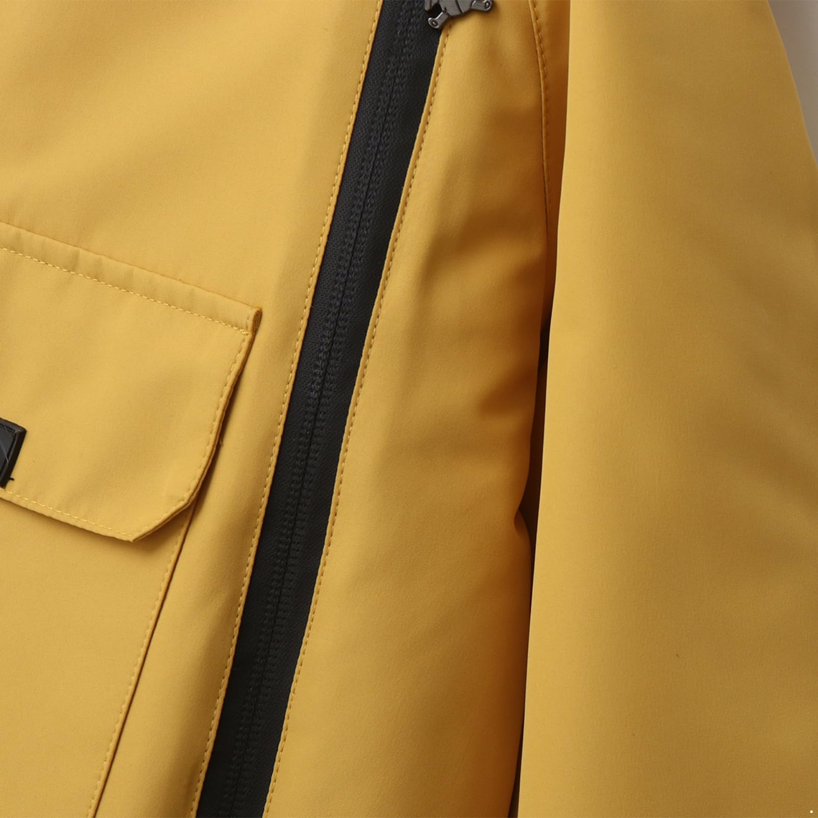 CHICTRY Tuta da Neve Intera per Neonato Neonata Pagliaccetto con Cappuccio Body in Pile Overall Jumpsuit Manica Lunca con Zip Tuta Invernale Snowsuit Giallo 3-4 anni