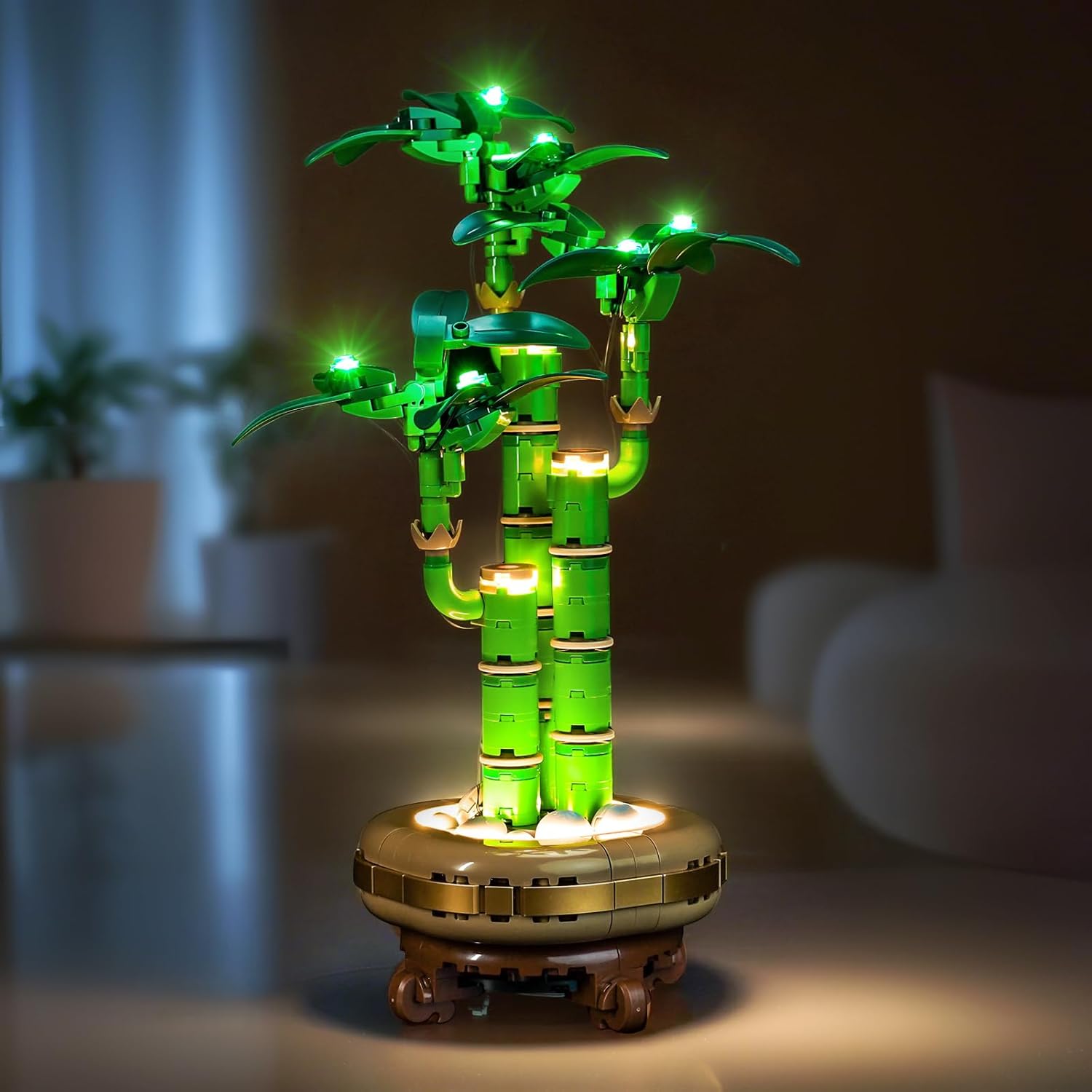Upgraded Led Light Kit Compatible with Lego Lucky Bamboo Building Set, Lights Decoration Compatible with Lego 10344 (Model Not Included)