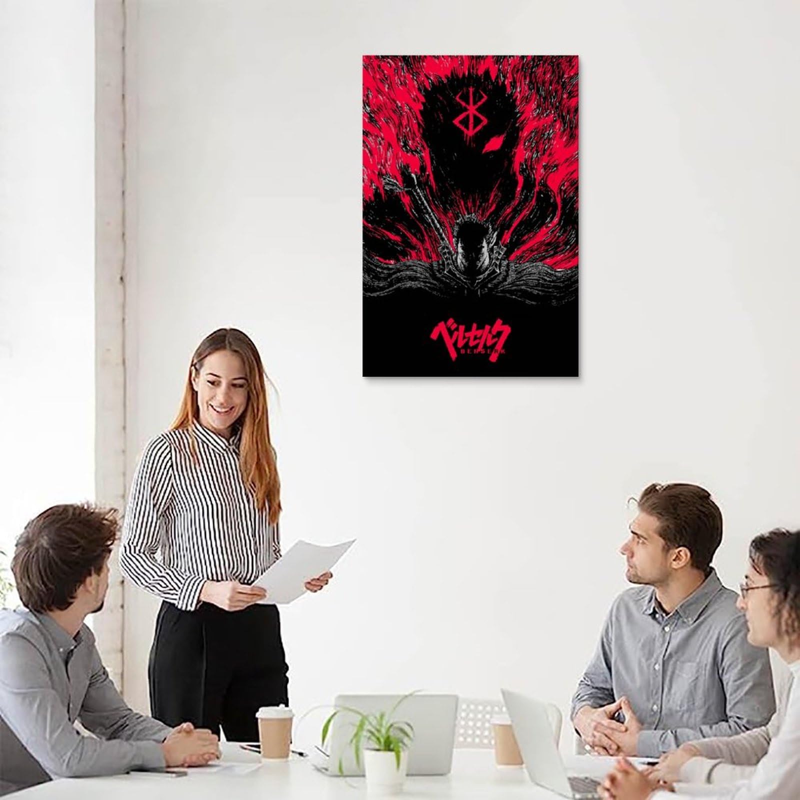 lugEMa Classic Anmie Poster Berserk Vintage Art Canvas Art Poster