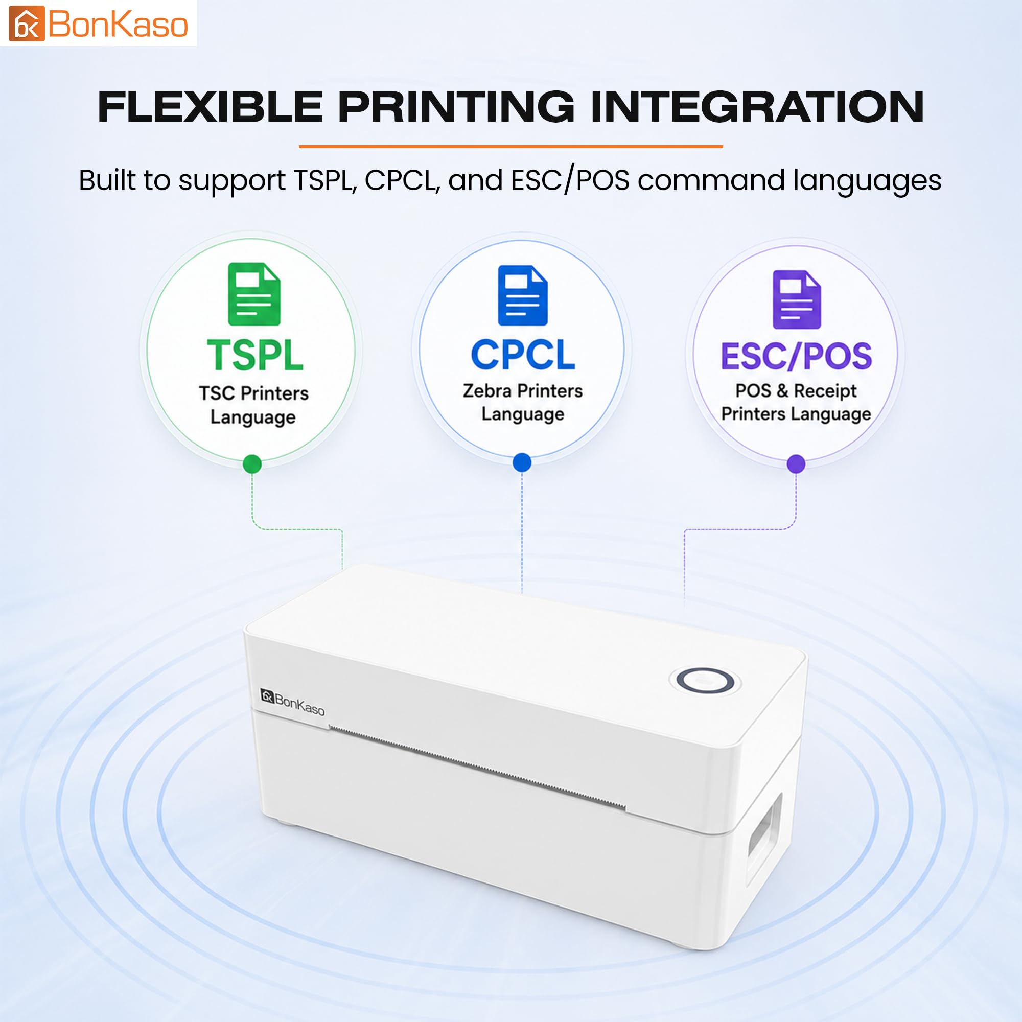 BonKaso Thermal Label Printer - Fast Shipping & Receipt Printing -5 BonKaso Thermal Label Printer - Fast Shipping & Receipt Printing -5