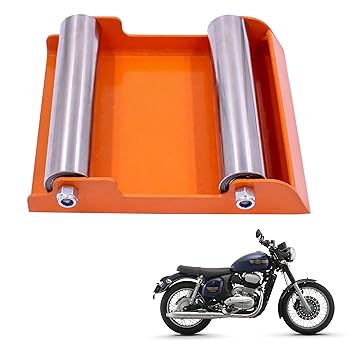 Asryd Portable Wheel Roller for Bike Tyre, Chain Cleaning & Lubricating 160Kg Weight Capacity for Jawa Forty Two (Pack of 1Pcs)