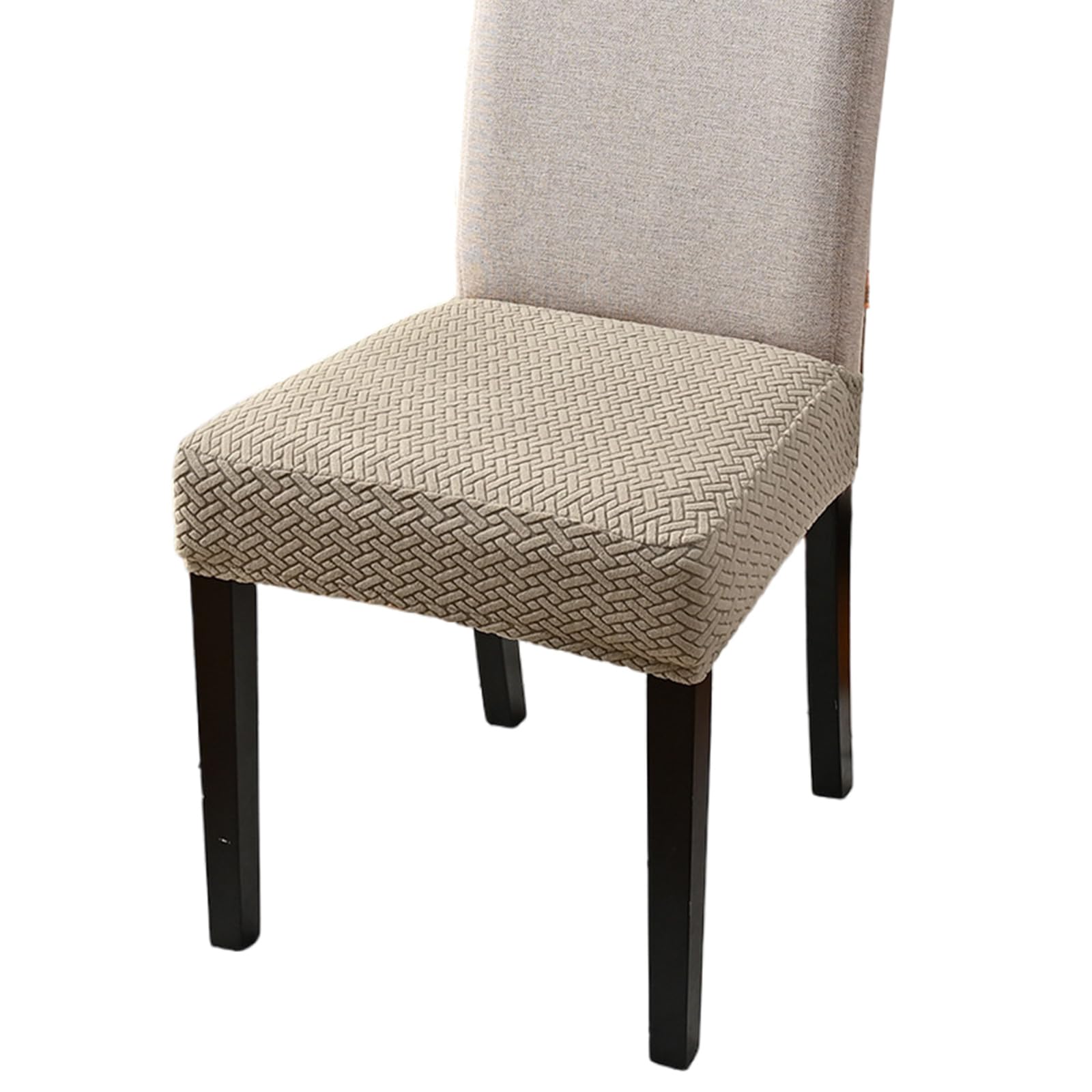 Tsophreniq Washable Stretch Seats Covers for Dining Room Polyester AntiSlip Elastics Seat Protectors Multipurpose Use Stretch Dining Seats Covers