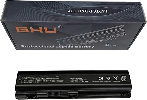 GHU Batería prémium de 58 Wh compatible con Compaq CQ50, CQ60, CQ57, HP G60, batería para portátil 484170-001, carga rápida, dura más de 3 horas,