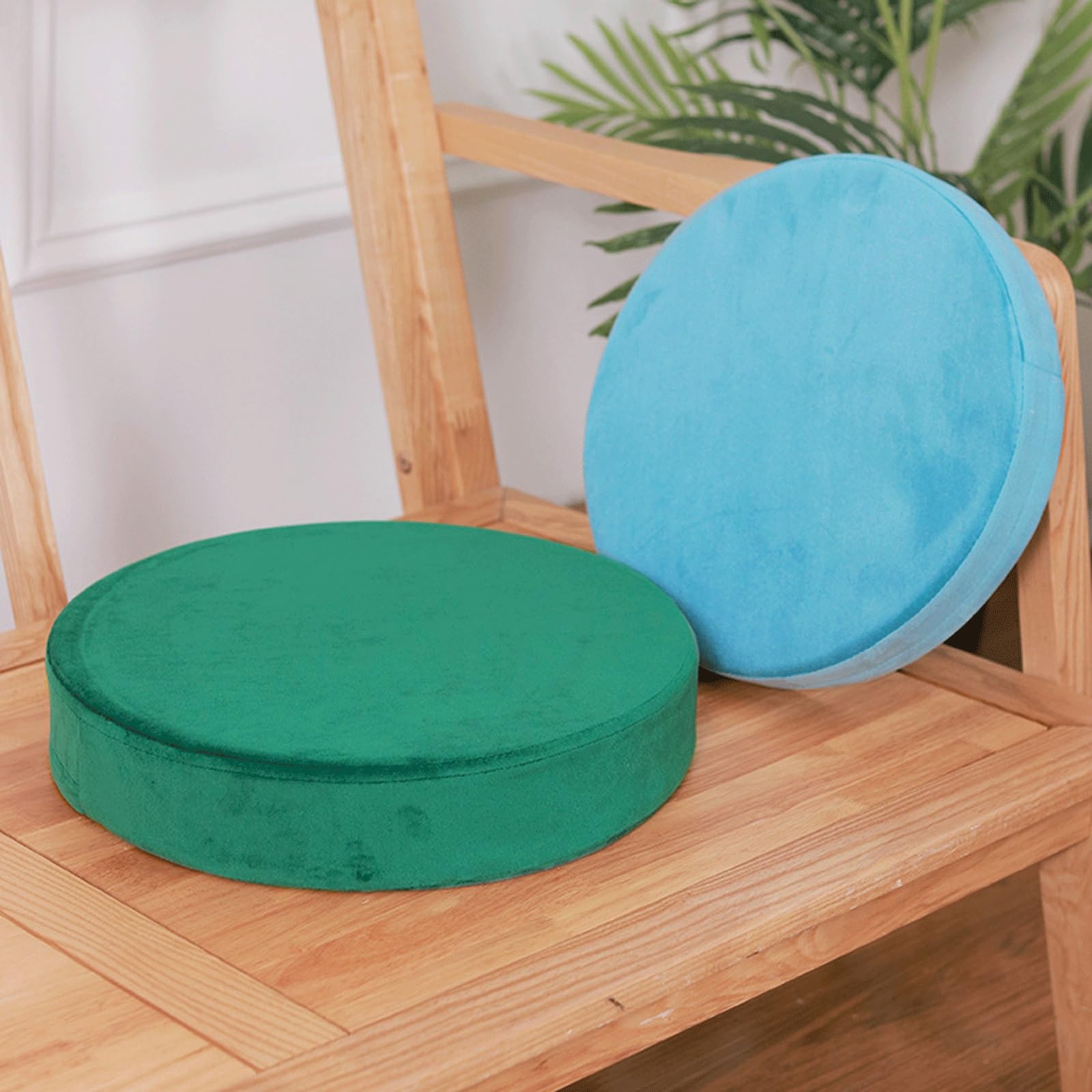 HYGPP 13/15/17/19 inch Round Seat Chair Stool Cushion Pad Foam Cushion Anti Slip Soft and Comfortable Office Round Cushion, Washable(A21,19x2in)